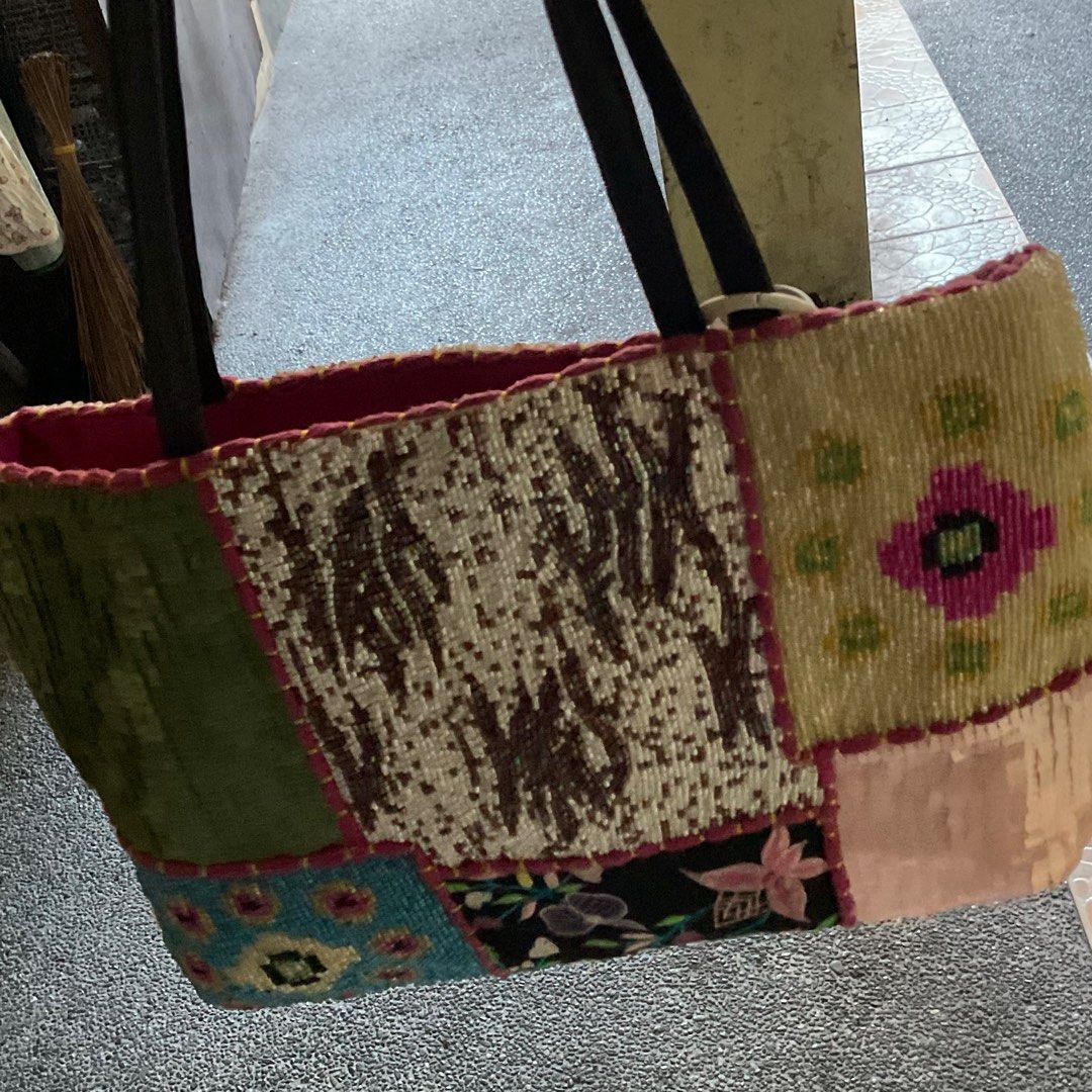 1990s Vintage Christiana beaded patchwork purse (Category: Luxury Bags & Wallets) located in Manila. Submitted by declutteya (Listing ID 1350883632, Image 3). Description: Not negotiable. Christiana 1920s Beaded Patchwork Shoulder Bag Salcedo girlies rise up! A rare gem for vintage lovers! 10/10! This gorgeous vintage purse is fully embellished with stunning beadwork and sequins, laid out in an intricate patchwork of embroidery. The exterior is i