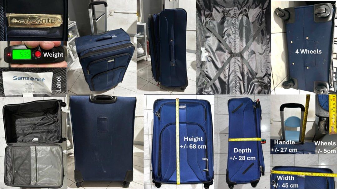 2 samsonite expandable luggage with free (Category: Luggage) located in Caloocan City. Submitted by mermaid.drive (Listing ID 1350821353, Image 3). Description: for both fixed plus 2 carry on luggage free rfs: decluttering shipping care of buyer browse up my listings.