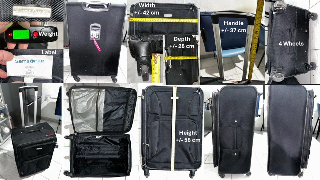 2 samsonite expandable luggage with free (Category: Luggage) located in Caloocan City. Submitted by mermaid.drive (Listing ID 1350821353, Image 2). Description: for both fixed plus 2 carry on luggage free rfs: decluttering shipping care of buyer browse up my listings.