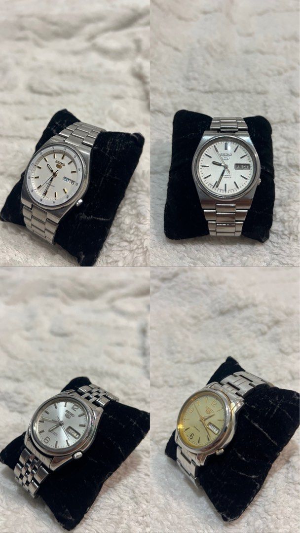 SEIKO 5 WATCHES (Category: Men's Watches) located in Caloocan City. Submitted by _alennchan (Listing ID 1350740947, Image 2). Description: Introducing our new watch collection Flipping TimeManila! We’re bringing you a curated selection of iconic Seiko 5 watches - known for their reliability, timeless design, and craftsmanship. Perfect for any watch enthusiast or anyone looking to elevate their wrist game! Why Seiko 5? - Automatic Movement - Durab