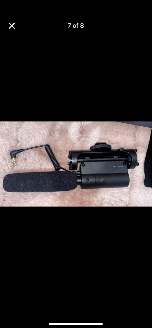Tackstar SGC-598 Interview Camera Mic (Category: Microphones) located in Tanza. Submitted by thriftionaries (Listing ID 1350762838, Image 2). Description: Selling Tackstar SGC-598 Interview Camera Microphone. Never used, nung sinubukan lang sa camera ko. Bought 1600, selling nalang for 499. RFS: Not compatible with Fujifilm X-A3. *Kindly double check compatibility before purchase to avoid hassle. SF: Shouldered by the buyer..