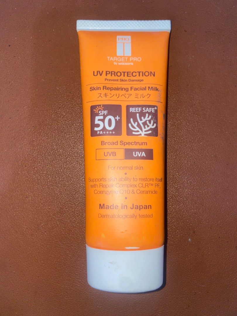 Target Pro Sunscreen (Category: Face Care) located in Caloocan City. Submitted by juls_banana (Listing ID 1350826282, Image 1). Description: price is negotiable got it last year for almost 800 pesos at Watsons RFS: declutterring .