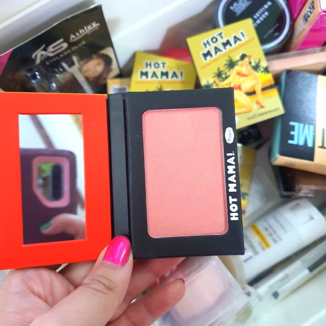 The Balm Hot Mama Blush (full size) (Category: Makeup) located in Bacoor. Submitted by Gamitnianne (Listing ID 1348529141, Image 2). Description: Brand New The Balm Hot Mama Blush. I love this blush so much I bought back ups for my backups cause it's almost always out of stock in BeautyBar😂💖 See swatches. It's my Fave peachy pink demure glow blush. It's giving bride..