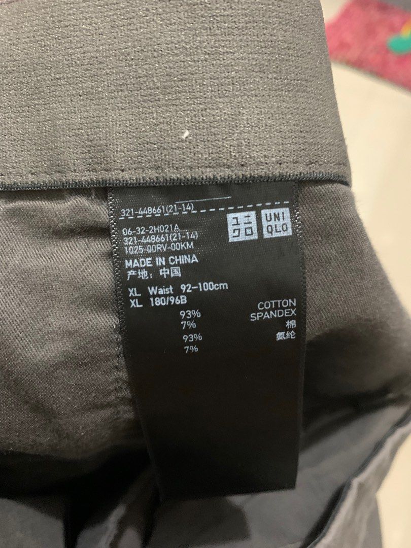 UNIQLO (Category: Trousers) located in Taguig. Submitted by jdyustine (Listing ID 1350837775, Image 3). Description: UNIQLO Trousers Stretchable Size: XL + Shipping fee.