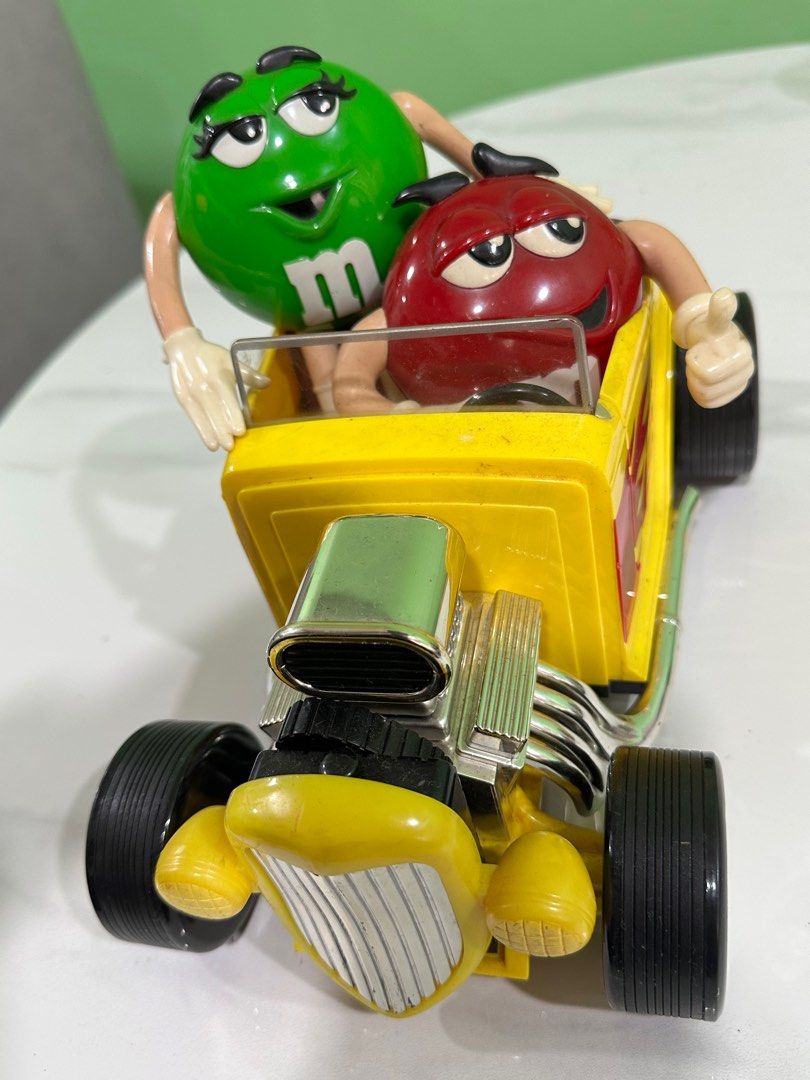 Vintage M Ms Rebel Without A Clue Hot Rod Car Candy Dispenser Works VTG