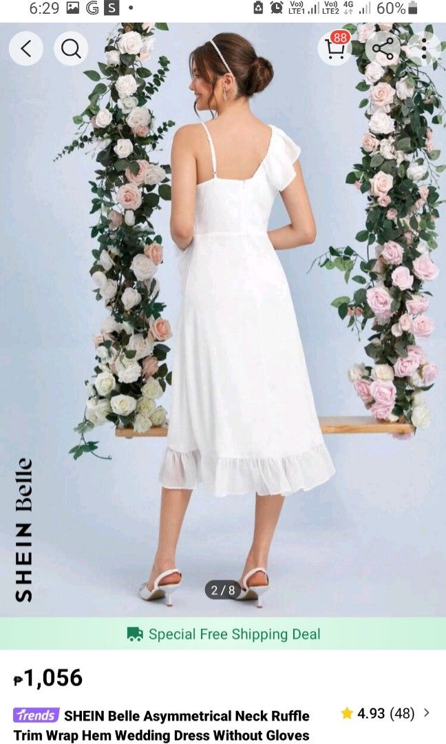 WHITE CHIFFON SHORT DRESS (Category: Dresses) located in Manila. Submitted by mommiedeclutter (Listing ID 1350816390, Image 3). Description: BRAND NEW WHITE CHIFFON DRESS BRAND NEW SIZE XS Planning to use in my prenup but decided otherwise RFS: DECLUTTERING.