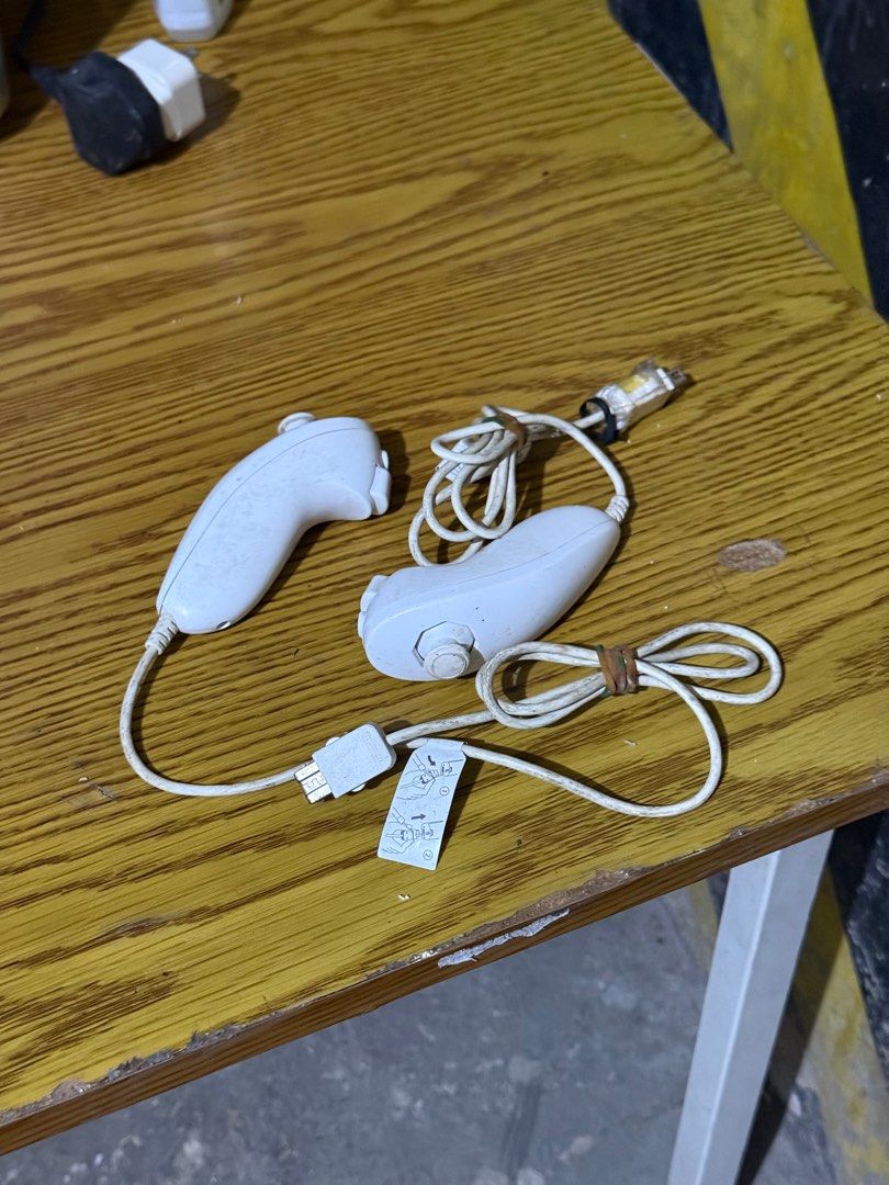 2 Pcs. Nintendo Wii Nunchuck (Category: Controllers) located in Baguio. Submitted by bnrd_ (Listing ID 1354059754, Image 1). Description: 2 Pcs. For 500Php only. The Nunchuk has similar motion-sensing technology, along with two buttons and a Control Stick..
