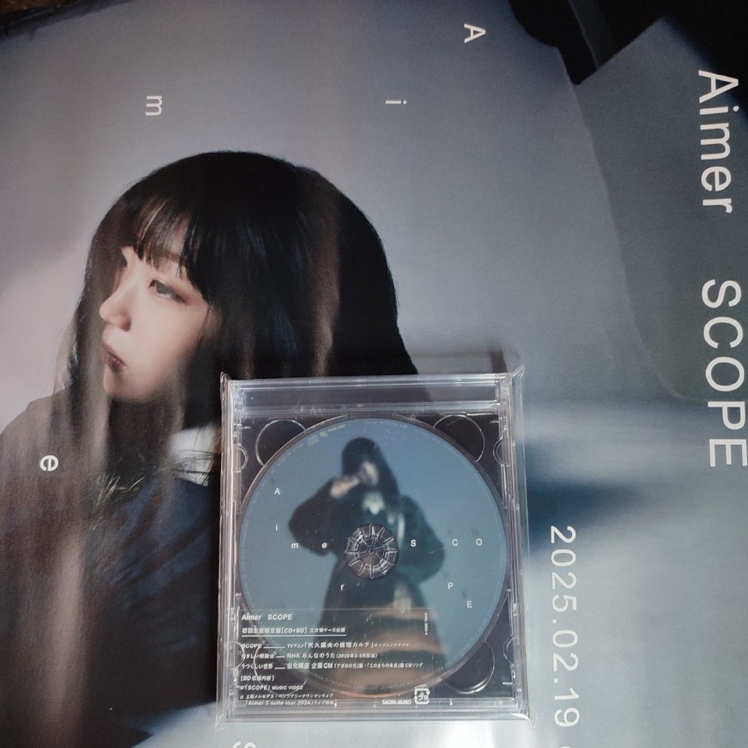 Aimer / SCOPE 【初回生産限定盤】(+Blu-ray), 興趣及遊戲, 音樂、樂器& 配件, 音樂與媒體- CD 及DVD -  Carousell