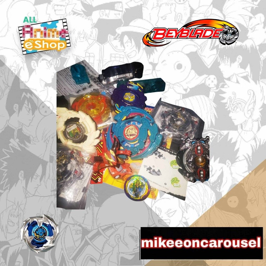 AUTHENTIC Beyblade Bundle Parts with Official Sticker and Accessories (Category: Action & Battle Toys) located in Baliuag. Submitted by mikeeoncarousel (Listing ID 1353997921, Image 1). Description: Batch No. BEY01 Package includes: 1x AUTHENTIC Beyblade Bundle Parts with Official Sticker and Accessories NOTE !!!!!!!!! CONDITION: LOOSE AS IS ONLY!!!! AS IS ONLY!!!! AS IS ONLY!!!! Item will be shipped safely with BUBBLEWRAP unlike other sellers Au