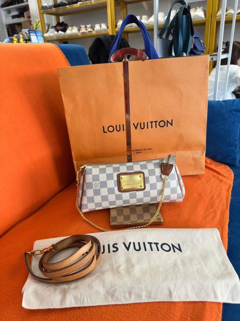 Authentic L V Daniel Azur Eva Bag (Category: Luxury Bags & Wallets) located in Quezon City. Submitted by jhaediah (Listing ID 1354031760, Image 1). Description: - Authentic 💯 - L V Daniel Azur Eva Bag - Small size - Inclusion: with original dustbag & paper bag - Inclusion: with provide.
