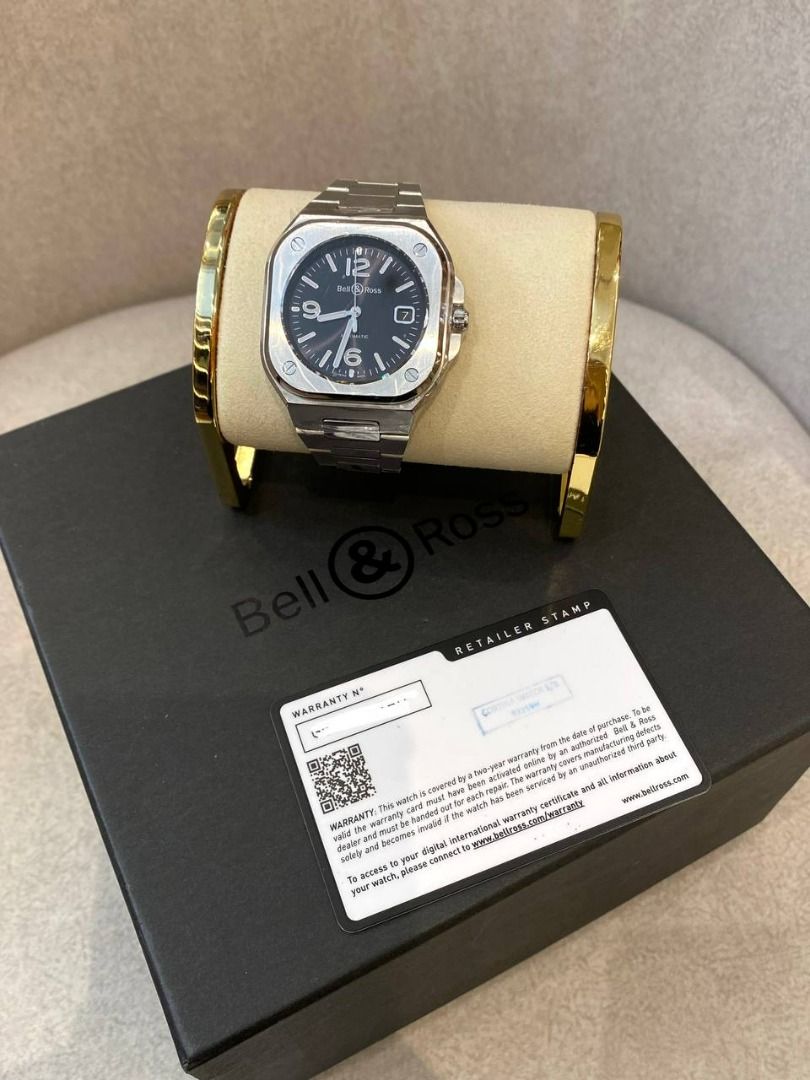 BELL & ROSS BR 05 REF BR05A-BL-ST/SST BLACK DIAL 40MM AUTOMATIC WATCH ...
