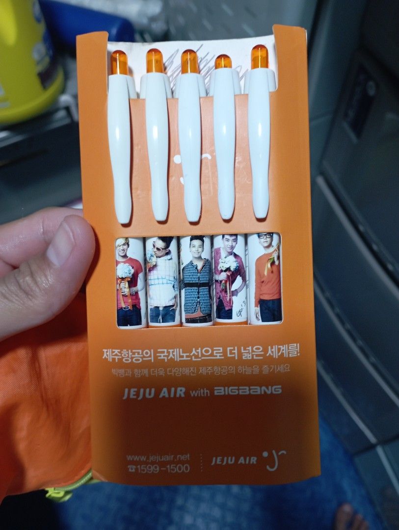 Big Bang Jejuair ballpen Set (Category: Stationery & School Supplies) located in Makati City. Submitted by dongdingdeng (Listing ID 1354150289, Image 1). Description: .