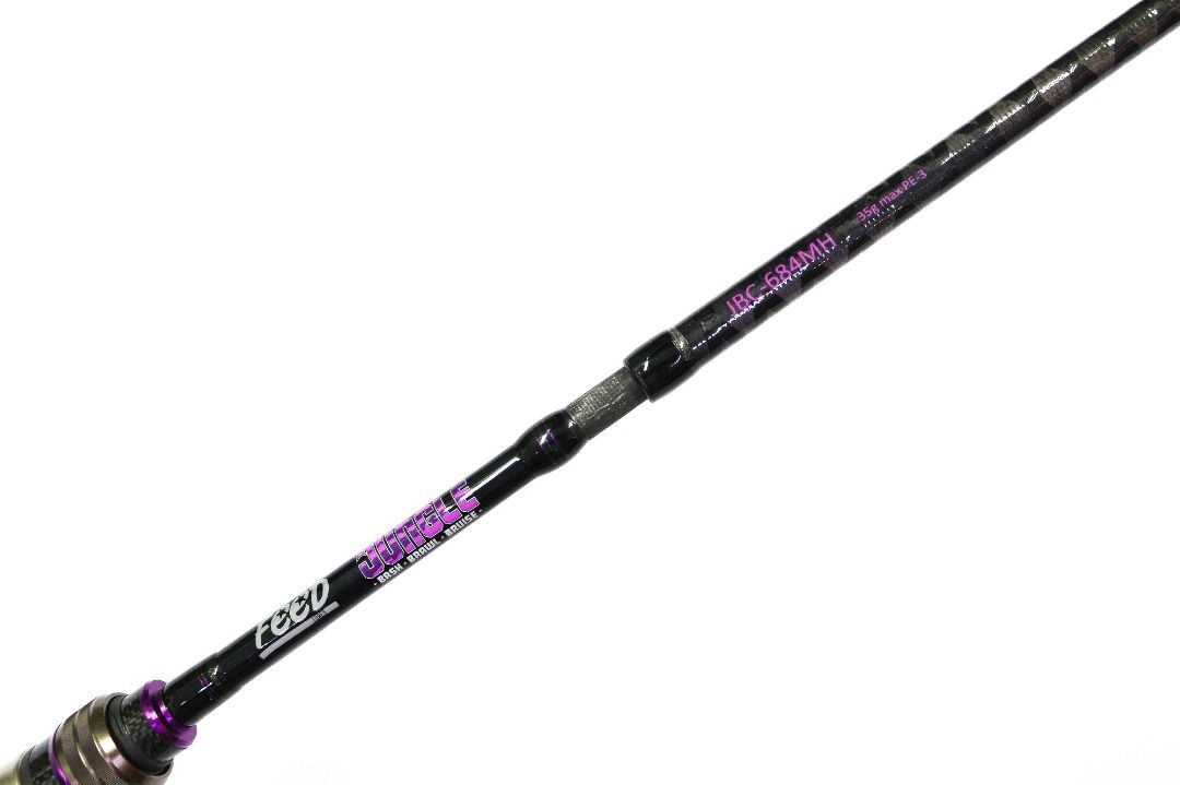 (Brand New) Feed Jungle Pack Rite JBC-684MH Baitcast Rod, Sports ...