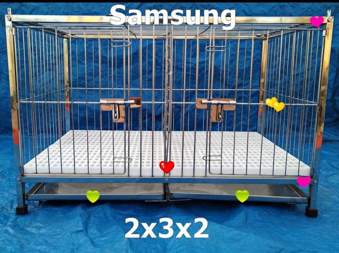 cage stainless dog cat bird hulugan (Category: Homes & Other Pet Accessories) located in Navotas City. Submitted by joffreyph (Listing ID 1354070704, Image 1). Description: 2250 lowest down. pm lang po Installment 3 to 12mos to pay with or without down payment.