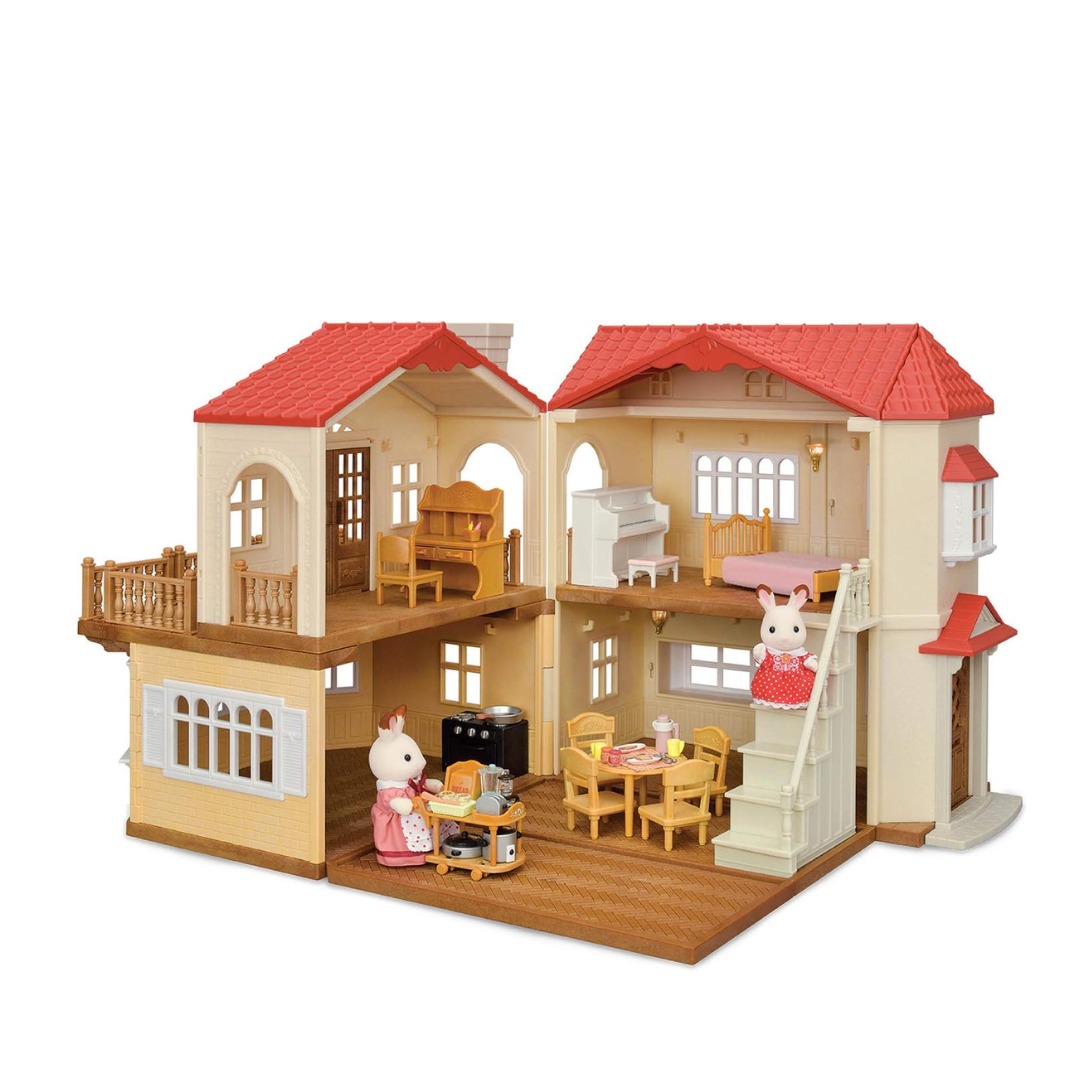 Calico Critters Red Roof Country Home Gift Set