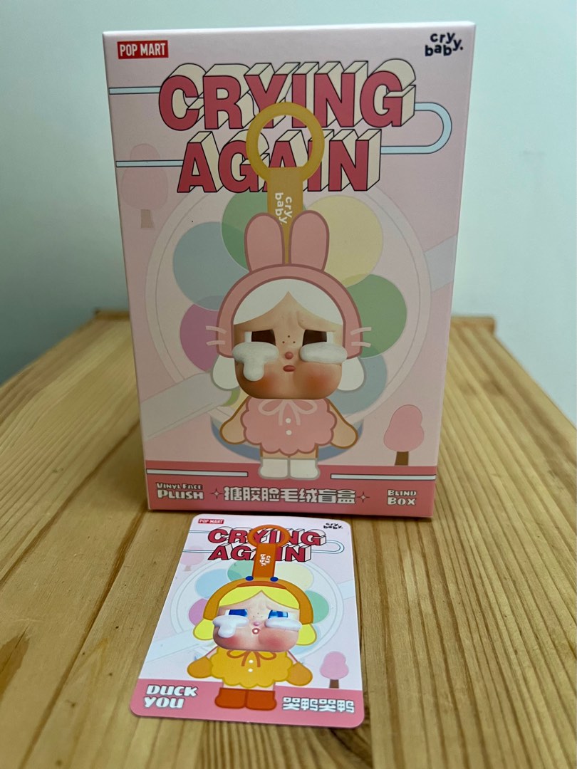 (CO OREN) Cry Baby Crying Again SELECTED “DUCK YOU” Original Pop Mart ...
