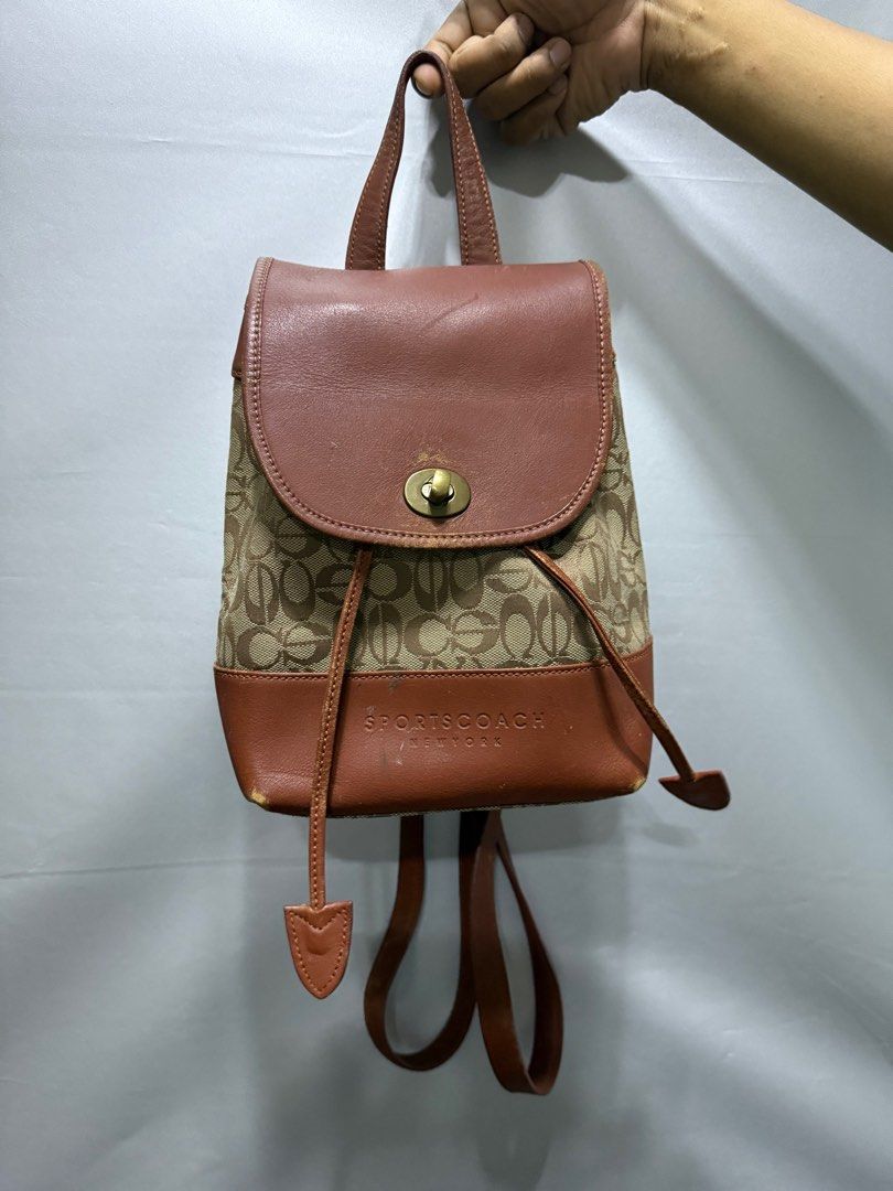 Coach Backpack (Category: Backpacks) located in Quezon City. Submitted by elleshops (Listing ID 1354102518, Image 2). Description: Guaranteed original coach backpack Personal used (not ukay) Manage your expectations as this is preloved items With scratches and discolorations .