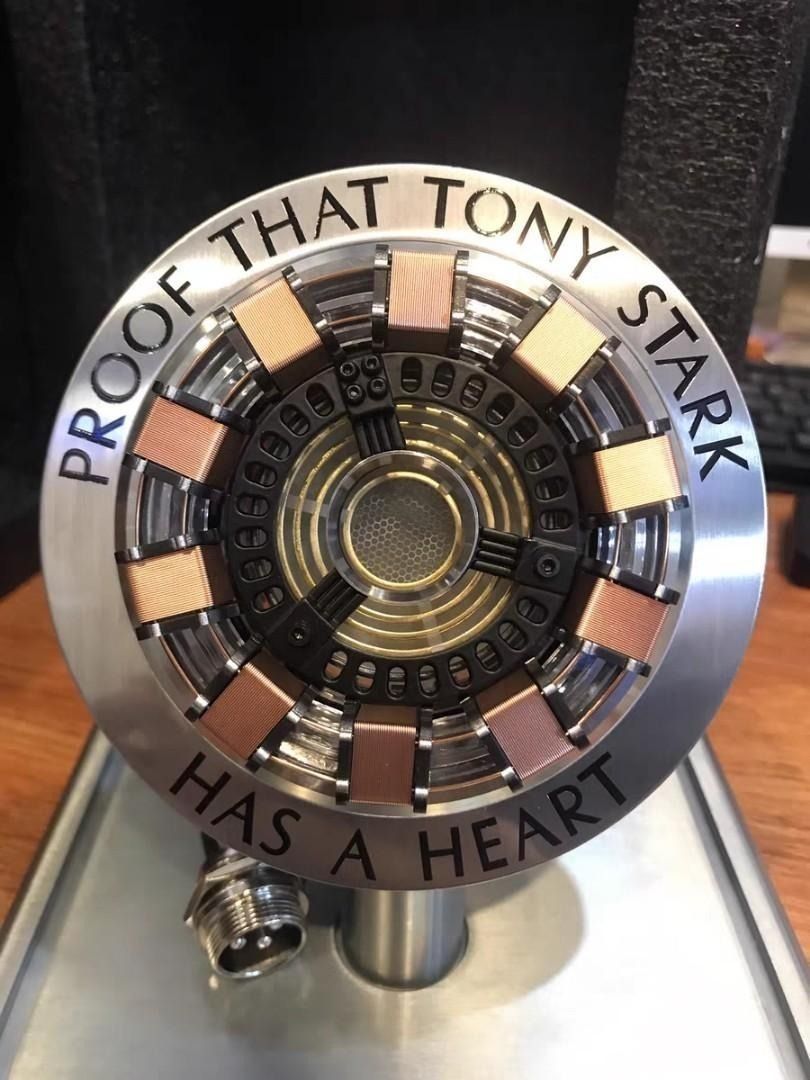 ARC REACTOR IRONAN TONY STARK MARVEL MOVIE COSPLAY PROP FIGURE GAME ...