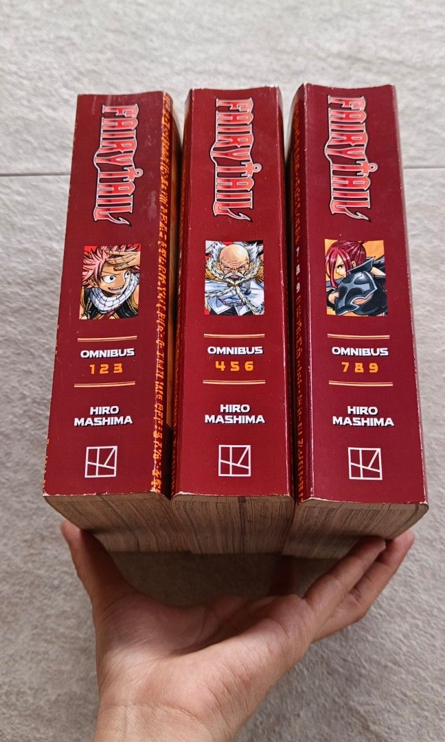 Fairy Tail Omnibus Manga (Category: Comics & Manga) located in Manila. Submitted by venus_se (Listing ID 1353973265, Image 3). Description: Price: 850php each Volumes: 1-9 Reserved: Volume 3 Please read before messaging: On-hand item, we do accept installment payments (payable at least 3-4 months). 30% downpayment is needed to before the installment payment rolls. Once the payment is complete the manga can be picked up from my place. MOD: You can