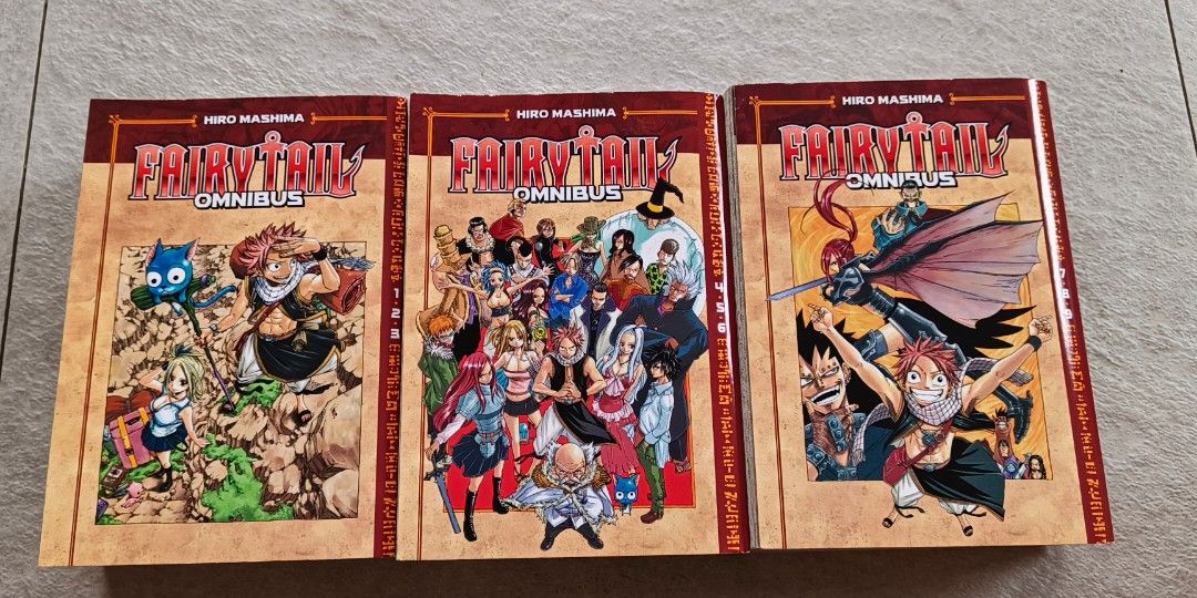 Fairy Tail Omnibus Manga (Category: Comics & Manga) located in Manila. Submitted by venus_se (Listing ID 1353973265, Image 1). Description: Price: 850php each Volumes: 1-9 Reserved: Volume 3 Please read before messaging: On-hand item, we do accept installment payments (payable at least 3-4 months). 30% downpayment is needed to before the installment payment rolls. Once the payment is complete the manga can be picked up from my place. MOD: You can