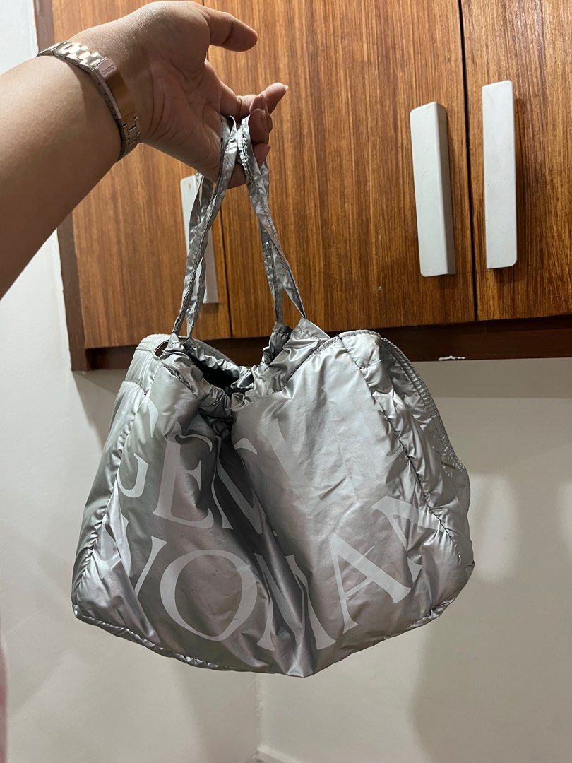 gentlewoman silver puff bag (Category: Shoulder Bags) located in Rizal. Submitted by shop.md (Listing ID 1354079605, Image 3). Description: original with tag never used rfs: gifted :) selling low! 😄 price slightly negotiable .