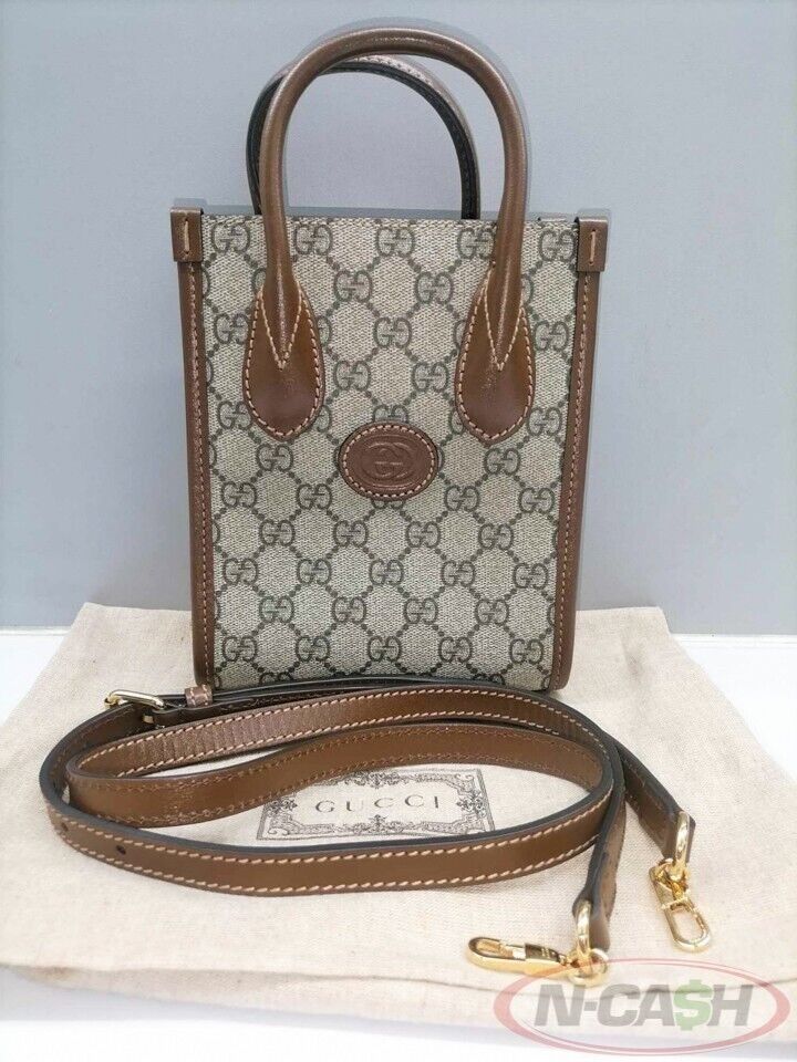 Gucci Interlocking G Mini Tote Bag (Category: Luxury Bags & Wallets) located in Quezon City. Submitted by luxury_by_n-cash (Listing ID 1354032412, Image 1). Description: N-Cash Pawnshop "Instant Cash for Bags, Watches, Cars, and Electronics" https://www.ncash-pawnshop-philippines.com/ Gucci Interlocking G Mini Tote Bag BRAND NEW Brand: GUCCI Measures: 6″ L x 7.5″ H x 2.5″ D (approx) Php 48,800 For more details and photos visit: https://www.ncash-