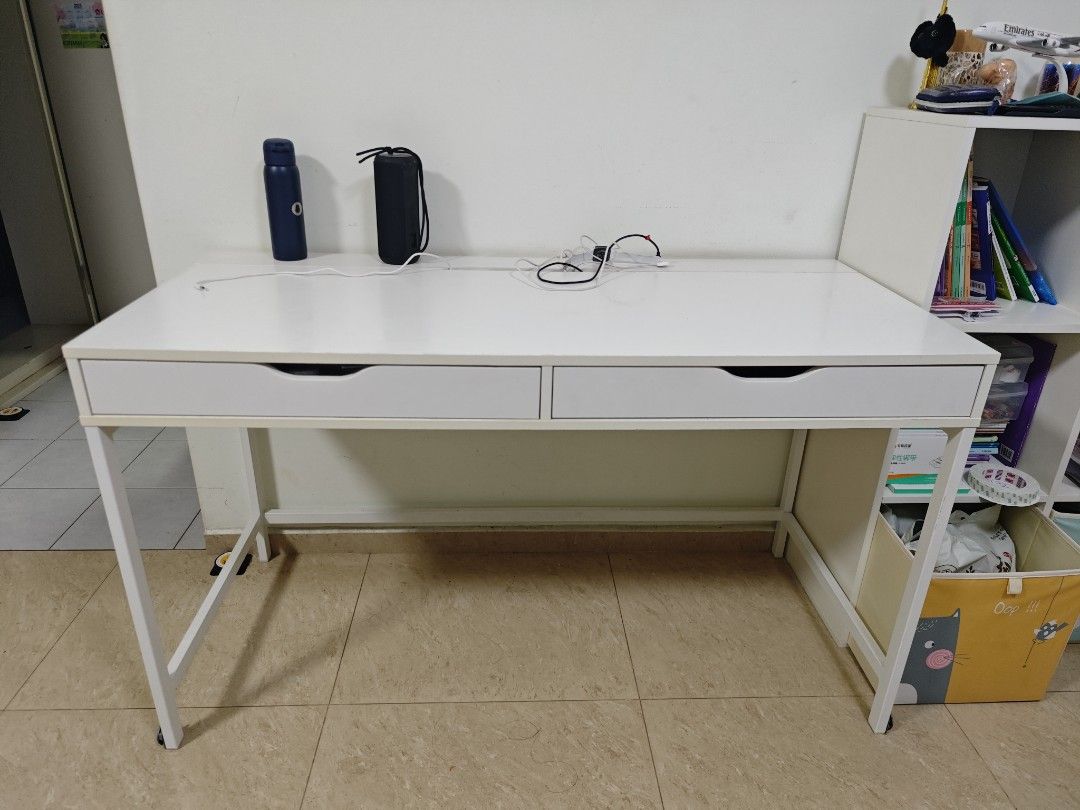 IKEA Study Table, Furniture & Home Living, Furniture, Tables & Sets on ...