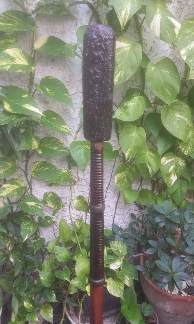 Japanese collectible spear (Category: Vintage Collectibles) located in Las Pinas. Submitted by tammyboy (Listing ID 1354060365, Image 2). Description: selling this rare and hard to find Japanese short spear called makura yari (pillow spear) used in home protection or any confined spaces blade length - about 5" total length - 51 1/2".