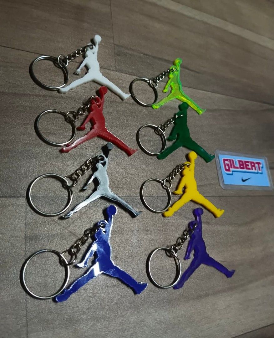 Jordan Acrylic Keychain (Category: Emblem, Sticker and Decals) located in Quezon City. Submitted by gshopowner (Listing ID 1353986221, Image 2). Description: 🗣️ FOR SALE!! JUMPMAN ACRYLIC KEYCHAIN 2x2 INCHES 50 PESOS EACH BUY 4 GET 1 FREE 🤝 ✅ PANG FREEBIES ✅ PANG SOUVENIR SA JORDAN BDAY THEMED ✅ PANG PERSONAL NA GAMIT PWEDE COD NATIONWIDE‼️ PM LANG IF INTERESTED 😊.