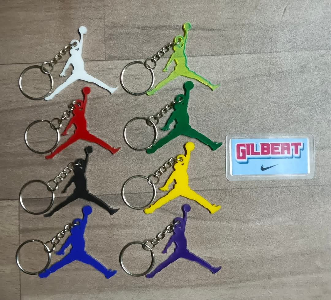 Jordan Acrylic Keychain (Category: Emblem, Sticker and Decals) located in Quezon City. Submitted by gshopowner (Listing ID 1353986221, Image 1). Description: 🗣️ FOR SALE!! JUMPMAN ACRYLIC KEYCHAIN 2x2 INCHES 50 PESOS EACH BUY 4 GET 1 FREE 🤝 ✅ PANG FREEBIES ✅ PANG SOUVENIR SA JORDAN BDAY THEMED ✅ PANG PERSONAL NA GAMIT PWEDE COD NATIONWIDE‼️ PM LANG IF INTERESTED 😊.