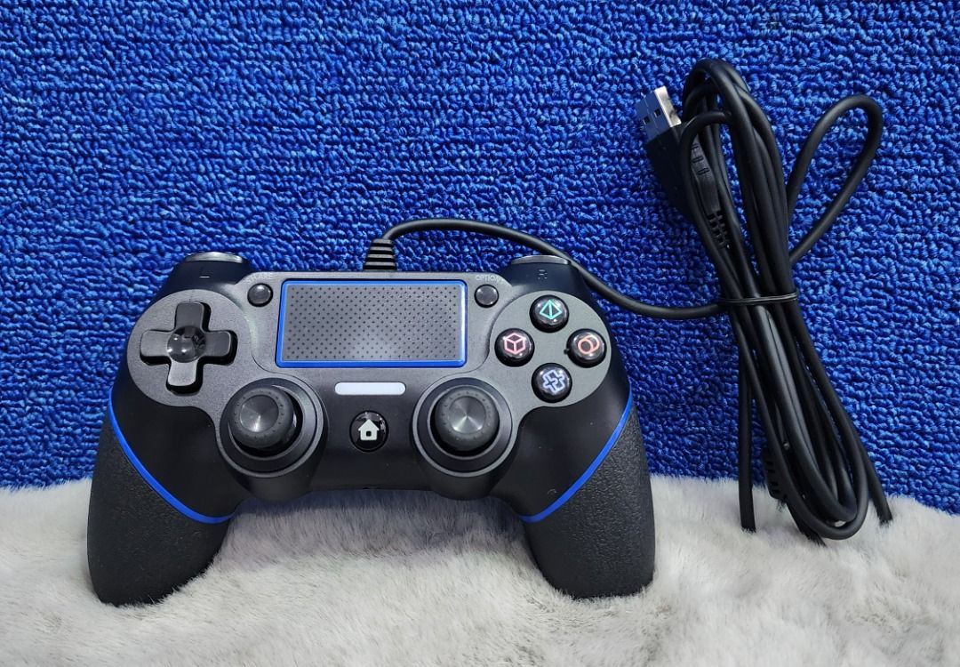JYS P4127 Wired Controller for PS4 with touchpad and light bar, no microphone (Category: Controllers) located in Manila. Submitted by infinitygadgetzph (Listing ID 1354066629, Image 2). Description: -Authentic JYS Playstation Accessories -Sealed and Brand New -High Quality Compatible for: PS4 Console SPECIFICATIONS & FEATURES: -Model: JYS-P4127 -Connected with PS4 console via USB cable -Equipped with 6-axis sensor which is composed by 3D accelera