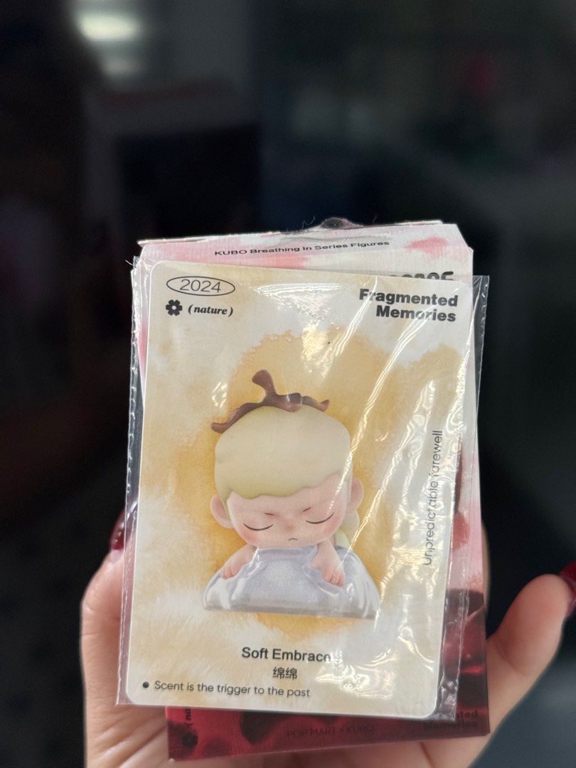Kubo Breathing- Sweet Embrace (Category: Designer & Blind Box Toys) located in Antipolo. Submitted by feifeitep (Listing ID 1354066714, Image 1). Description: Opened top Sealed foil Rfs: not prio.