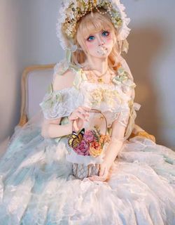 Lolita 正版華麗花嫁【琉璃幻影】少女洛麗塔 lo 裙雪紡連衣裙630054134159391120