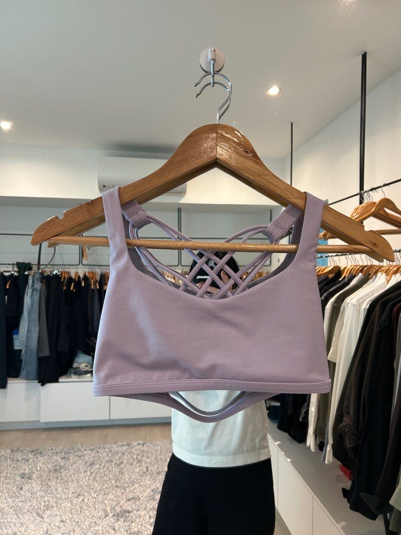 Lululemon Free to Be Wild (US 6, Lilac Ether) (Category: Activewear) located in Makati City. Submitted by wunderwardrobe (Listing ID 1353981633, Image 3). Description: Washed but never used, RFS: too small .