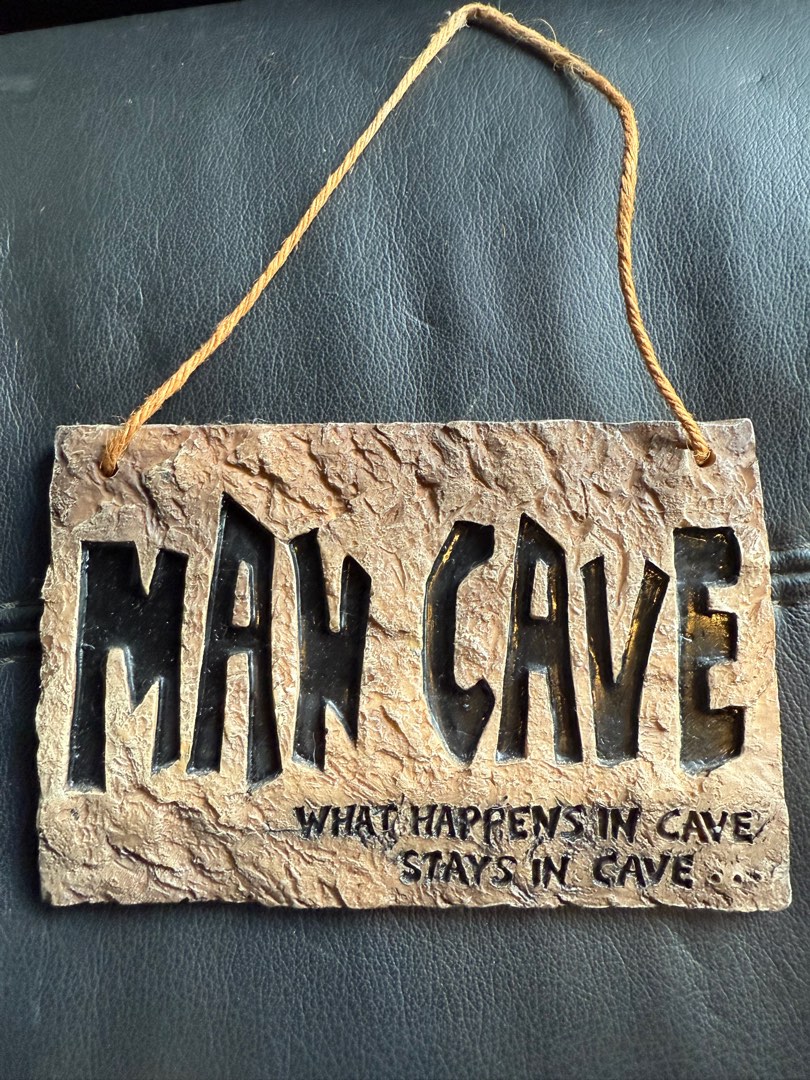 “Man cave” signage, Hobbies & Toys, Stationery & Craft, Art & Prints on ...