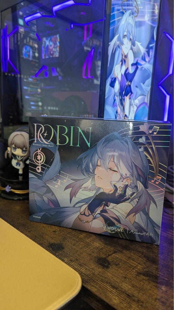 MOONDROP x <Honkai: Star Rail> ROBIN Earphones (Category: Earphones) located in Davao. Submitted by 0411carts (Listing ID 1354017009, Image 1). Description: This is Japanese version, so JP voiced yung mga prompts. Brand new and bought from Japan. Collab between HSR Robin and Moondrop. Gift sana sakin but I already bought one so it’s an extra na. Still sealed. Picture for reference only..