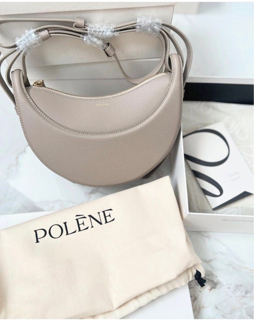 Polene Dix (Category: Luxury Bags & Wallets) located in Dasmarinas. Submitted by loleenars (Listing ID 1354111277, Image 3). Description: Brand new Dix in taupe and camel colour Complete with box, dust bag, and card.