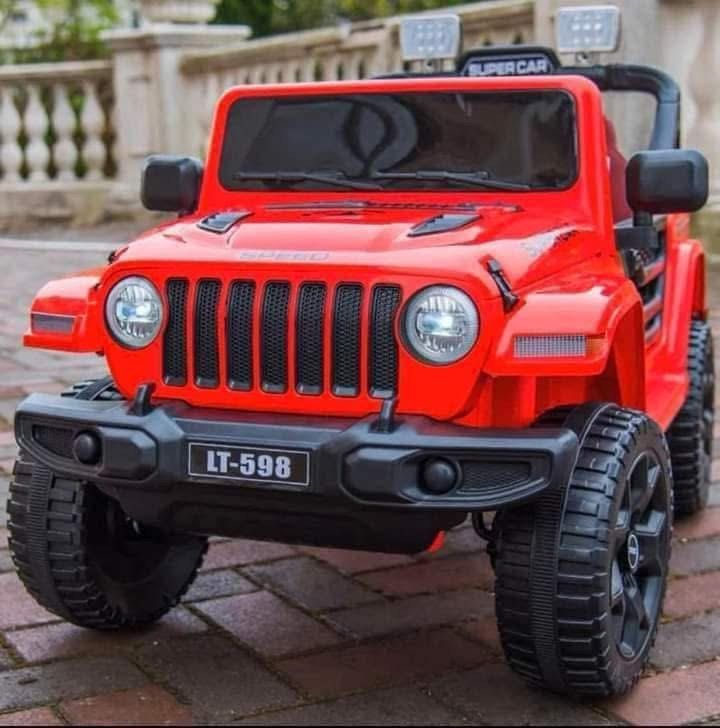 RECHARGEABLE MOTOR CAR FOR KIDS (Category: Car Seats) located in Manila. Submitted by kisshadg23 (Listing ID 1354060106, Image 3). Description: NEW 108# atv Rubber tire Leather seats W/usb/mp3/swing/1-6y/0 Blue red gray.