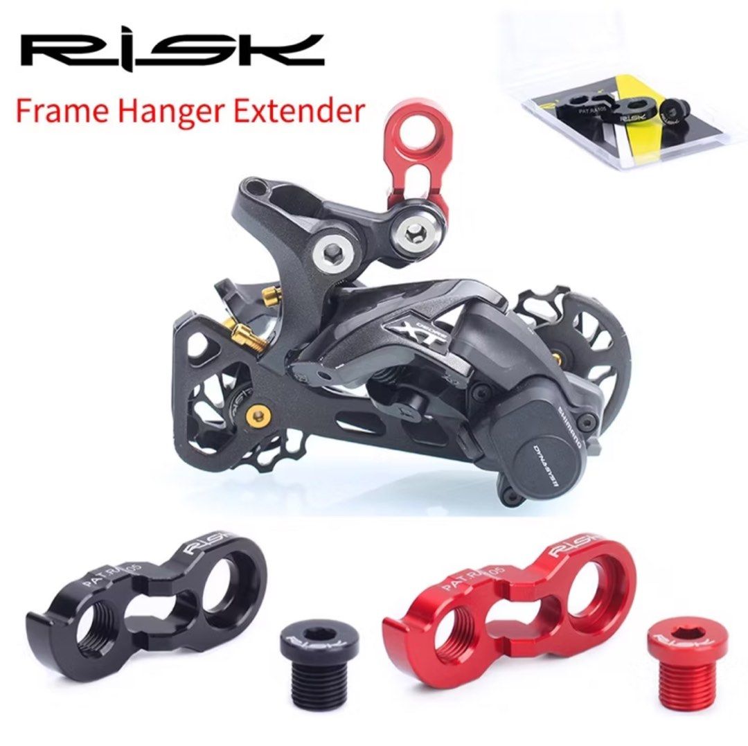 RISK Bicycle Frame Rear Derailleur Extender For 32-52T Cassette Gear ...