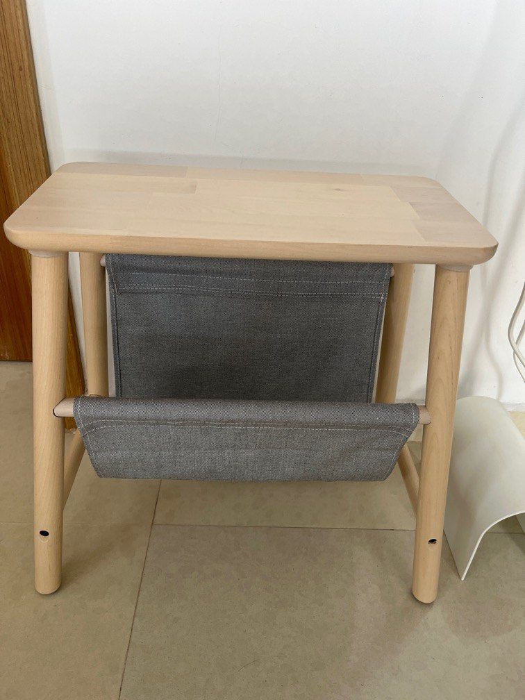 Side Table (Category: Tables & Sets) located in Singapore. Submitted by Matoya (Listing ID 1353986239, Image 1). Description: IKEA VILTO storage stool, 45 cm, birch 40344449 NEW Usual price $56 Birch is fine-grained and pale in colour with a satin-like sheen that darkens with age. Birch often has knots or heartwood in cream or light brown giving a distinctive, natural look to your furniture. Two functions in one - storage and stool. Easy to keep 