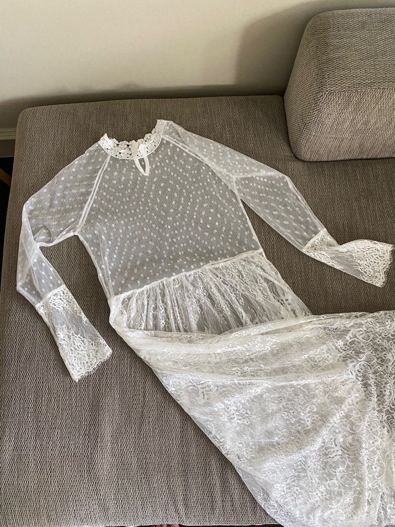 StyleNanda Overlay Lace Dress, Women's Fashion, Dresses & Sets, Dresses ...