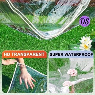 transparent tarpaulin/trapal