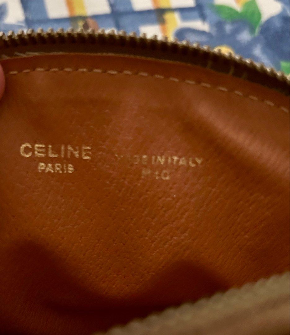 Vintage Celine macadam pouch (Category: Luxury Bags & Wallets) located in Quezon City. Submitted by asiaco (Listing ID 1354018426, Image 2). Description: Japan bought. No flaws except for minor oxidation and slight water marks on vachetta. .