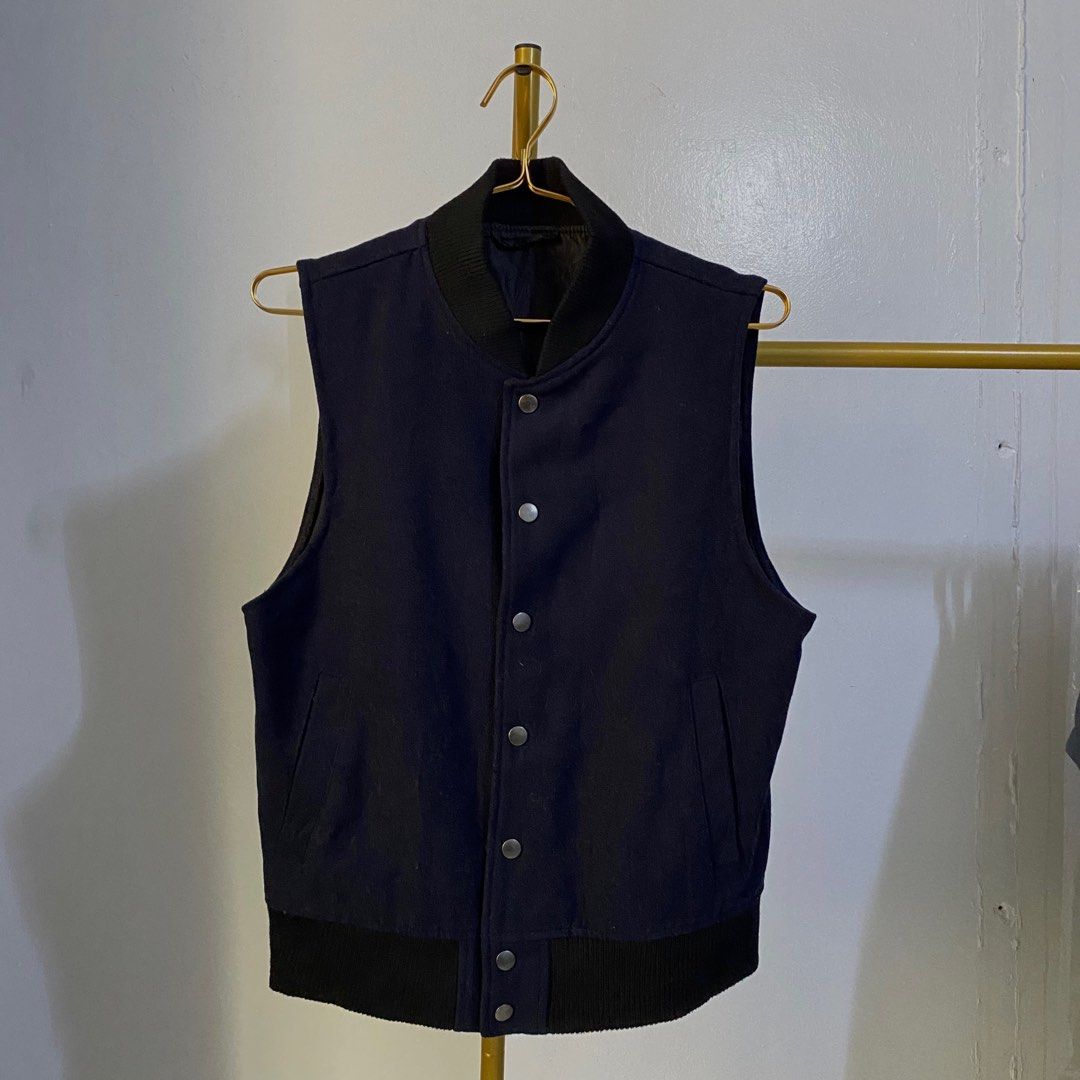 Wool Vest (Category: Vests) located in Cavite. Submitted by JandyLou (Listing ID 1354087219, Image 1). Description: (CLEARANCE SALE)Carousell Listings Title: Zip Five Wool Vests Size: Medium Men's Description: Preloved Like New Condition Price: Php 500 Flaws: No Flaws Payment Methods: Payment first via Gcash Delivery Options (shoulder by buyer): Lalamove, Vis/Min Lbc or J&T PLS MANAGE YOUR EXPECTATIONS. PRELOVED ITEMS, IT’S ALREADY WASHED, BUT IT