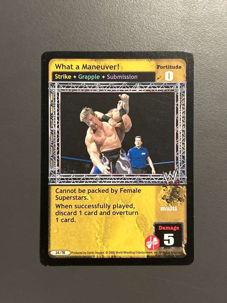 WWF/WWE RAW DEAL - What a Maneuver!, Hobbies & Toys, Toys & Games on ...