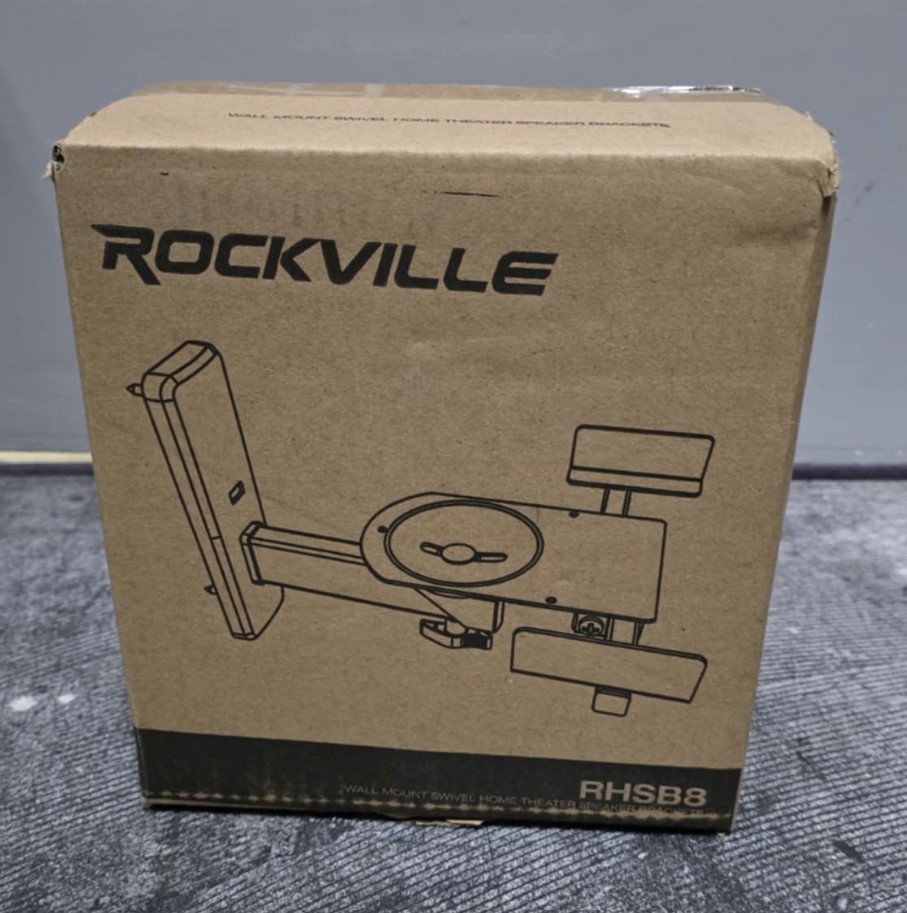 Supporti Per Altoparlanti Da Parete Rockville RHSB8, Girevoli Per Home Theater E Monitor Da Studio Colore Nero~p116093349 - Foto 14