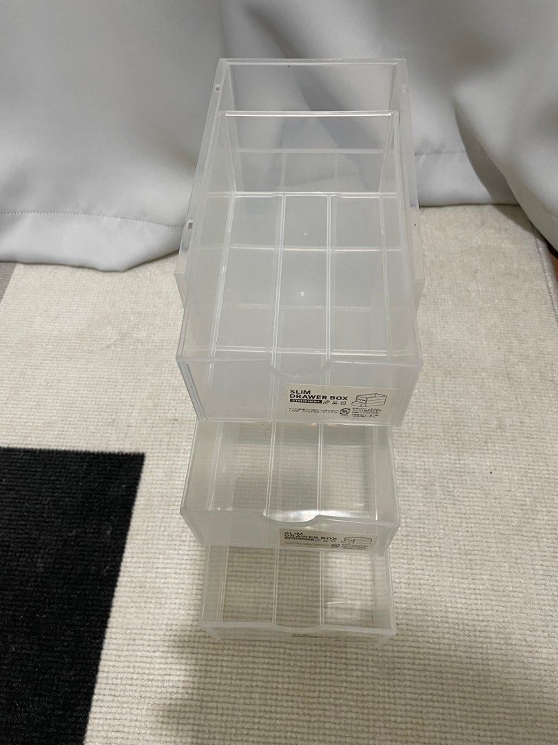 3 layer drawer table organizer (Category: Storage Boxes & Baskets) located in Manila. Submitted by annetisocial8 (Listing ID 1354299578, Image 2). Description: Transparent 3 layer drawer table /desk organizer .