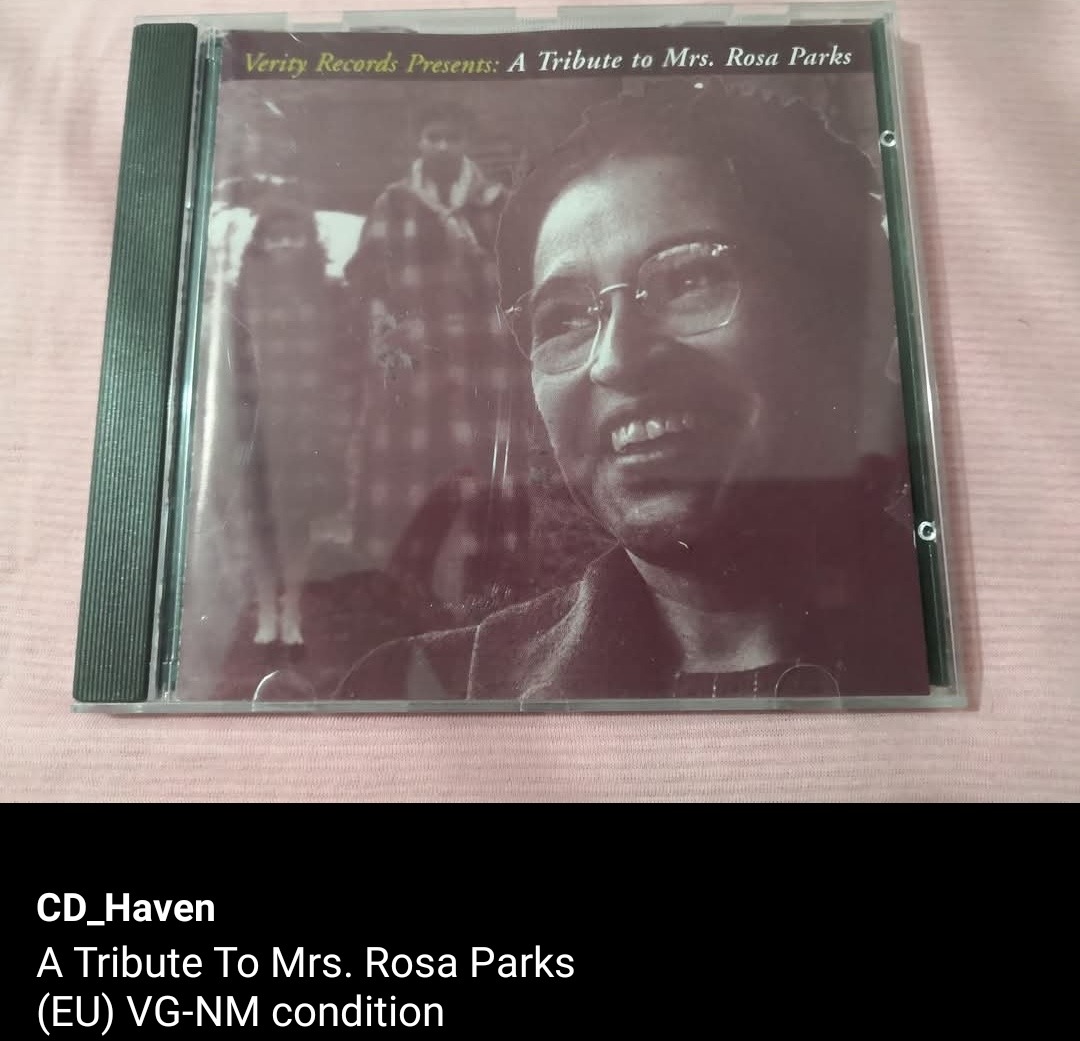 A Tribute To Mrs. Rosa Parks CD (unsealed), Hobbies &