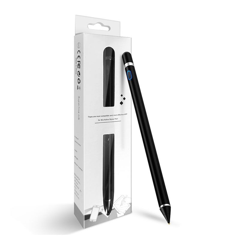 Active Stylus Pen Universal Capacitive Touch Screen Pencil for IOS/Android Tablet Phones Drawing (Category: Other Mobile & Gadget Accessories) located in Manila. Submitted by bethloveph_bts (Listing ID 1354233640, Image 1). Description: Color: Black / White Drawing and writing tablet touch stylus for pad Pro Android phones and tablets Support Huawei, vivo, Xiaomi, Samsung, , pad and other devices Feature: -[Practical] The stylus actually writes a