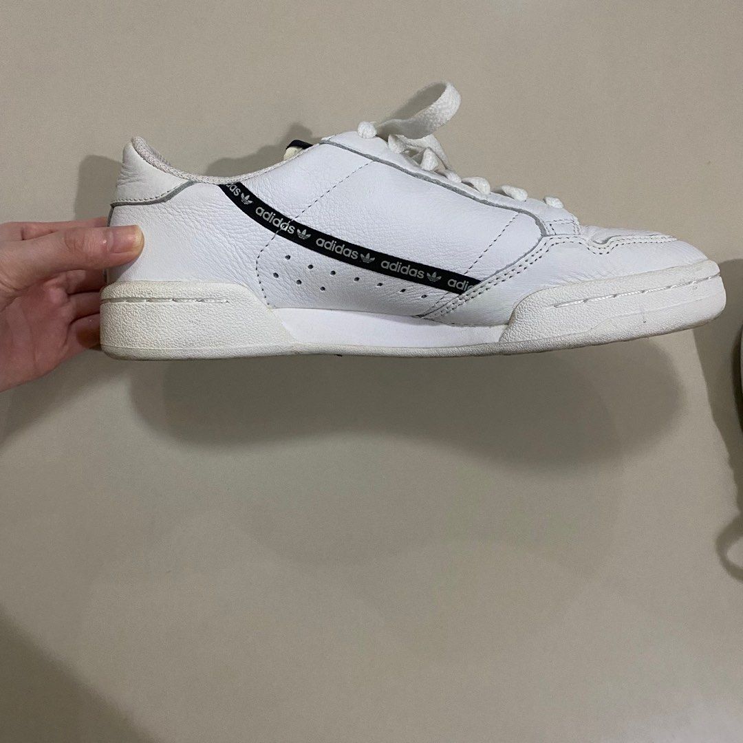 Adidas White Anthology Rubber Shoes (Category: Sneakers) located in Quezon City. Submitted by celRis (Listing ID 1354267520, Image 3). Description: - US size 7 - Barely used - RFS: not being used - Location: Quezon City - MOP: gcash.